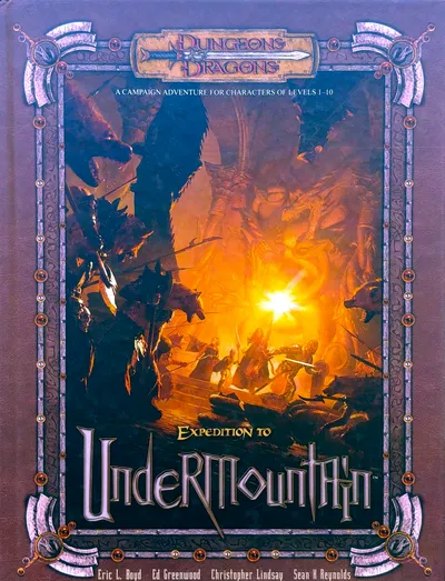 D&D 3.5 - Expedition to Undermountain